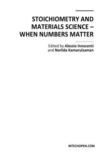Stoichiometry and Materials Science - When Numbers Matter