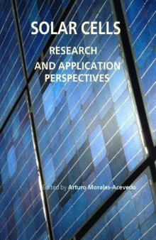 Solar Cells: Research and Application Perspectives
