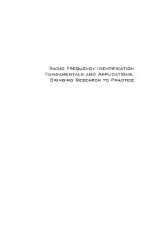 Radio Frequency Identification Fundamentals and Applications Bringing Research to Practice