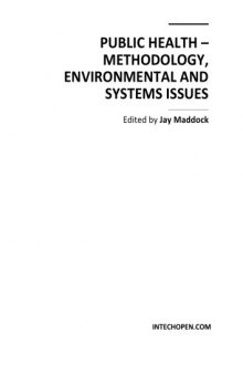 Public Health - Methodology, Environmental and Systems Issues