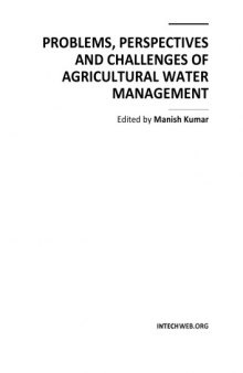 Problems, Perspectives and Challenges of Agricultural Water Mgmt.