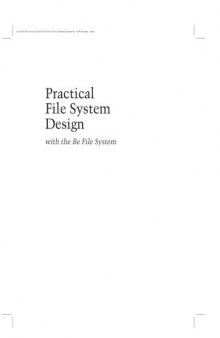 Practical File System Design with the Be File System