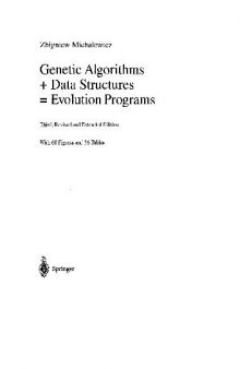 Genetic Algorithms Data Structures Evolution Programs