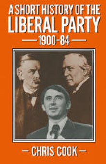 A Short History of the Liberal Party 1900–1984