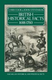 British Historical Facts, 1688–1760