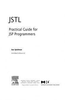 JSTL : practical guide for JSP programmers