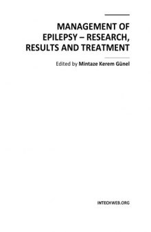 Management of Epilepsy - Research, Results and Treatment