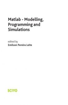 Matlab - Modelling, Programming and Simulations