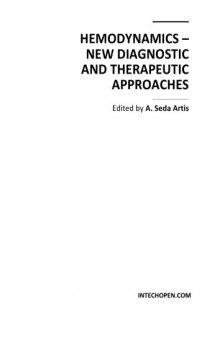 Hemodynamics - New Diagnostic, Therapeuric Apprs.