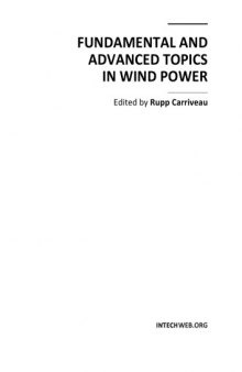 Fundamental and Advanced Topics in Wind Power