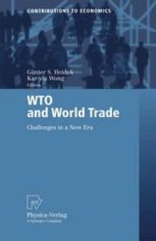 WTO and World Trade: Challenges in a New Era