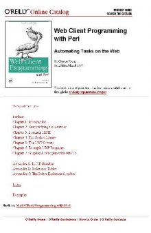 Web-Client Programming with PERL
