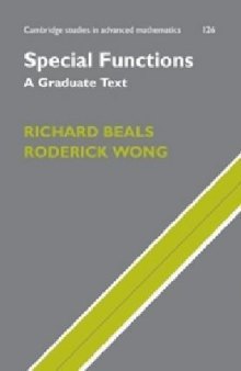 Special Functions: A Graduate Text 