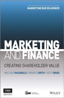 Marketing and finance : creating shareholder value