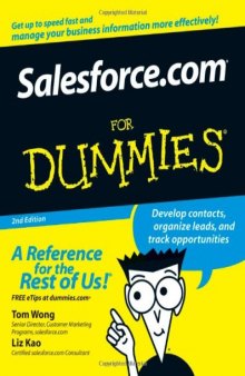 Salesforce.com For Dummies (For Dummies (Lifestyles Paperback))  