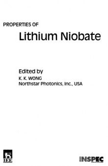 Properties of lithium niobate
