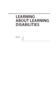 LEARNING ABOUT LEARNING DISABILITIES
