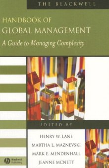 The Blackwell Handbook of Global Management: A Guide to Managing Complexity 