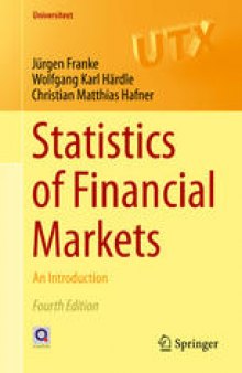 Statistics of Financial Markets: An Introduction