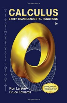 Calculus: Early Transcendental Functions 6th Edition Instructor's Solutions Manual