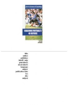 Coaching Football's 46 Defense (Art & Science of Coaching)