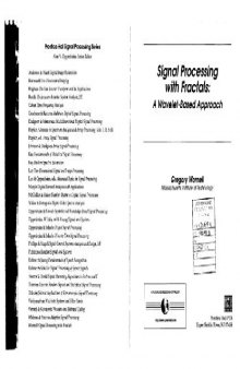 Signal processing with fractals: a wavelet-based approach