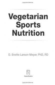 Vegetarian sports nutrition