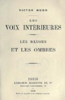 Les Rayons et les Ombres (Roman)