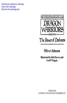 Dragon Warriors: The Power of Darkness No. 5 (Dragon Warriors)