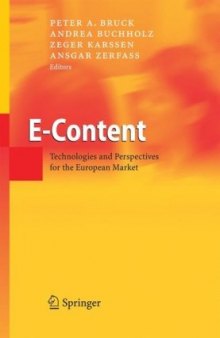 E-Content: Technologies and Perspectives for the European Market