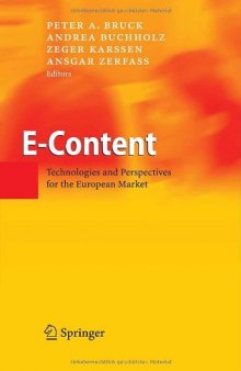 E-Content: Technologies and Perspectives for the European Market