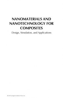 Nanomaterials and Nanotechnology for Composites : Design, Simulation and Applications