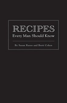 Recipes every man should know