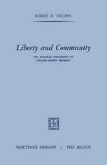 Liberty and Community: The Political Philosophy of William Ernest Hocking