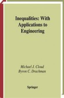 Inequalities: With Applications to Engineering