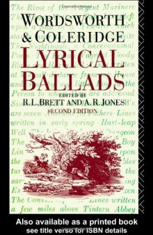 Lyrical Ballads: William Wordsworth and S. T. Coleridge