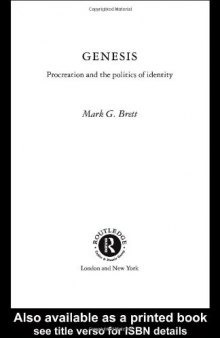 Genesis: Procreation and the Politics of Identity (Old Testament Readings)