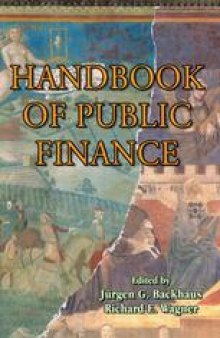 Handbook of Public Finance