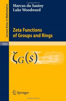 Zeta functions of groups and rings