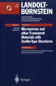 Zeolite-Type Crystal Structures and their Chemistry. Framework Type Codes DAC to LOV