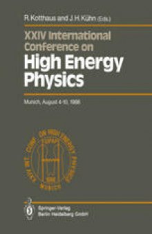 XXIV International Conference on High Energy Physics