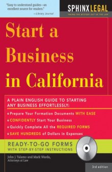 Start a Business in California.  How to Start a Business in California