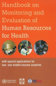 Handbook on Monitoring and Evaluation of Human Resources for Health: With Special Applications for Low- and Middle-income Countries