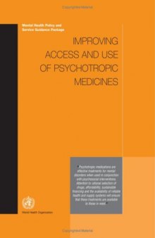 Improving Access and  of Psychotropic Medicines