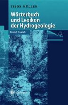 Wörterbuch und Lexikon der Hydrogeologie