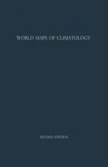 World Maps of Climatology / Weltkarten zur Klimakunde