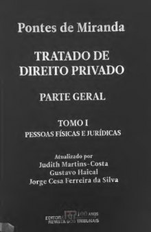 Tratado de Direito Privado, Tomo I: Introdução, Pessoas Físicas e Jurídicas