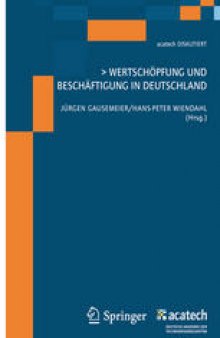 Wertschopfung und Beschaftigung in Deutschland