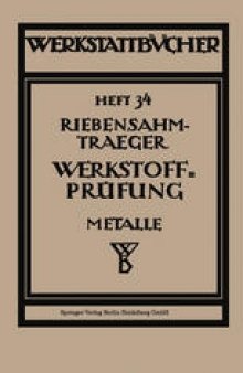 Werkstoffprüfung (Metalle)