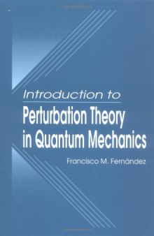 Introduction to perturbation theory in quantum mechanics